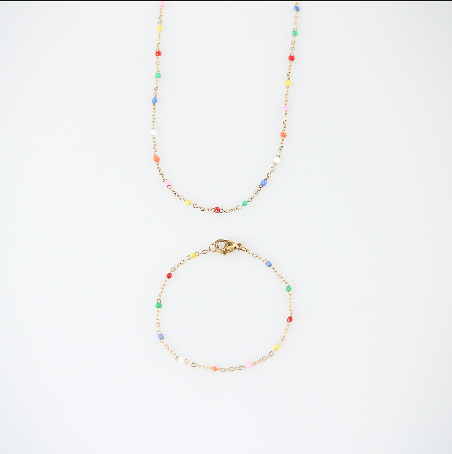 Rainbow Chain Bracelet