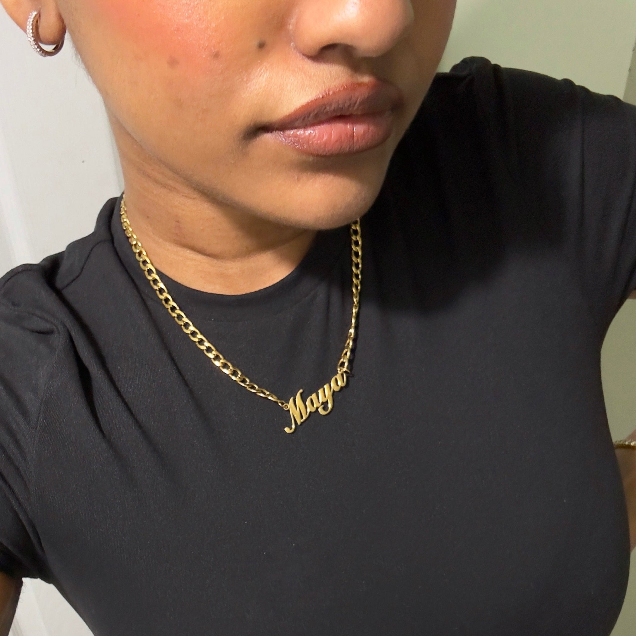 Meideya Jewelry Nameplate Necklace