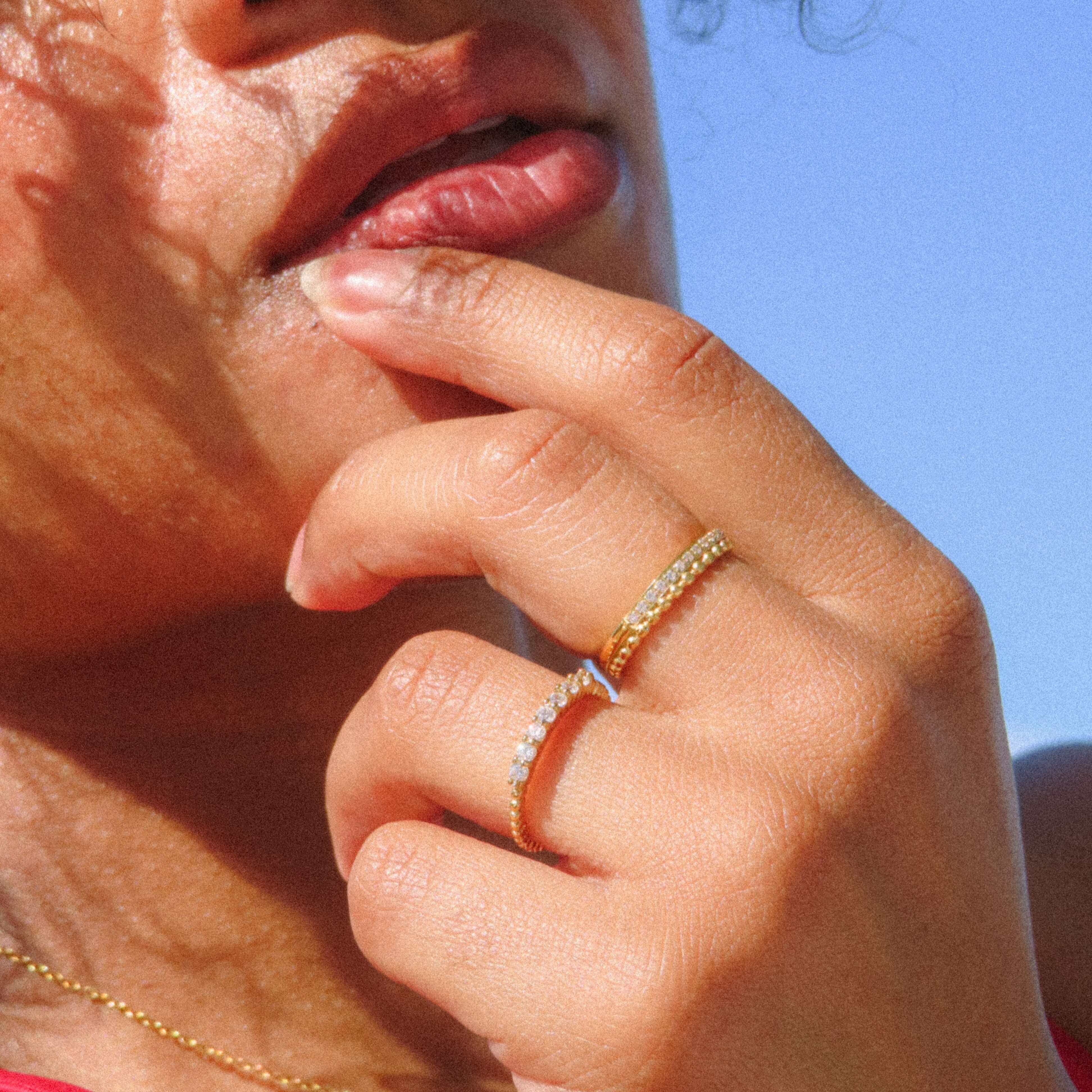 Crystal Team Ring