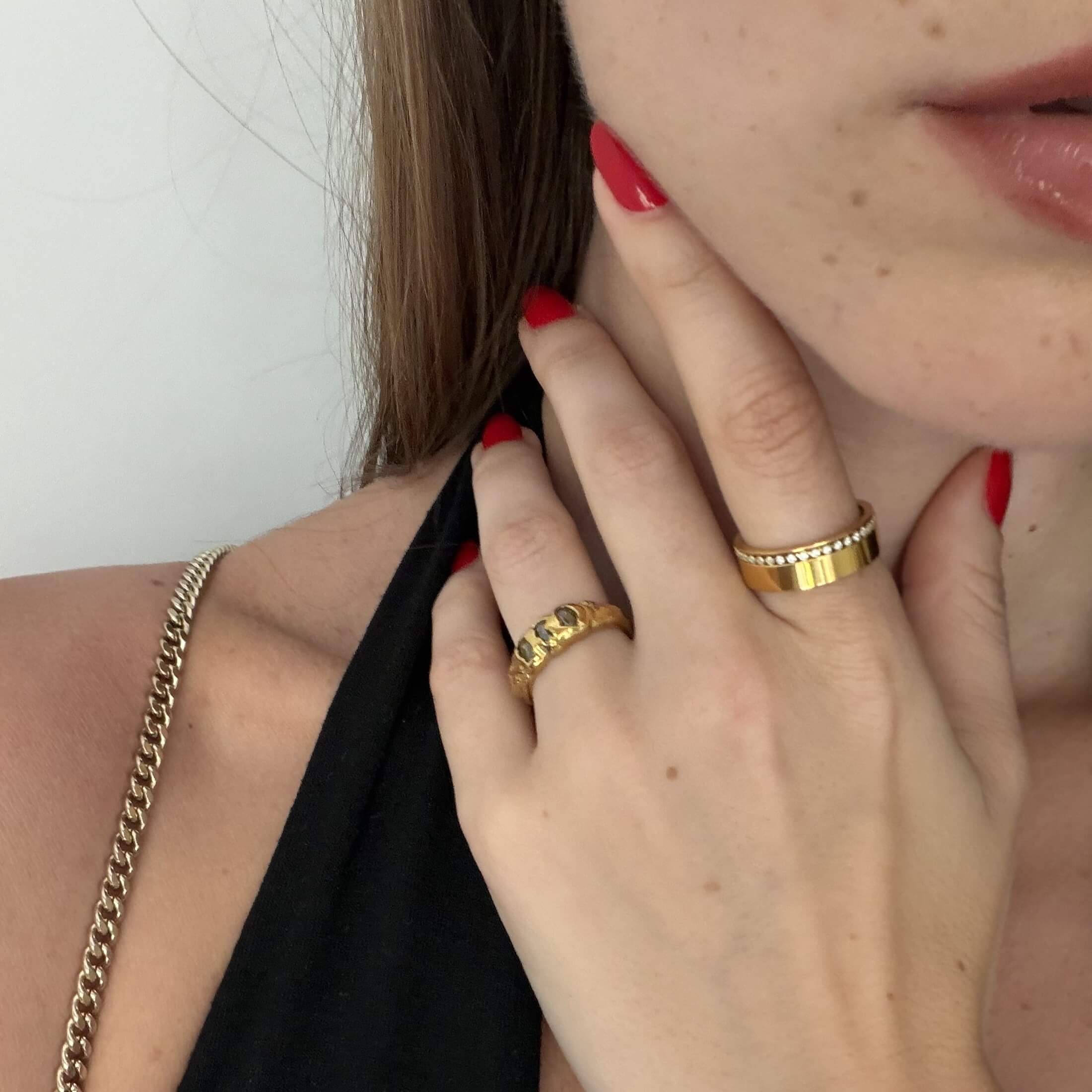 Eternity Lace Pave Band Ring