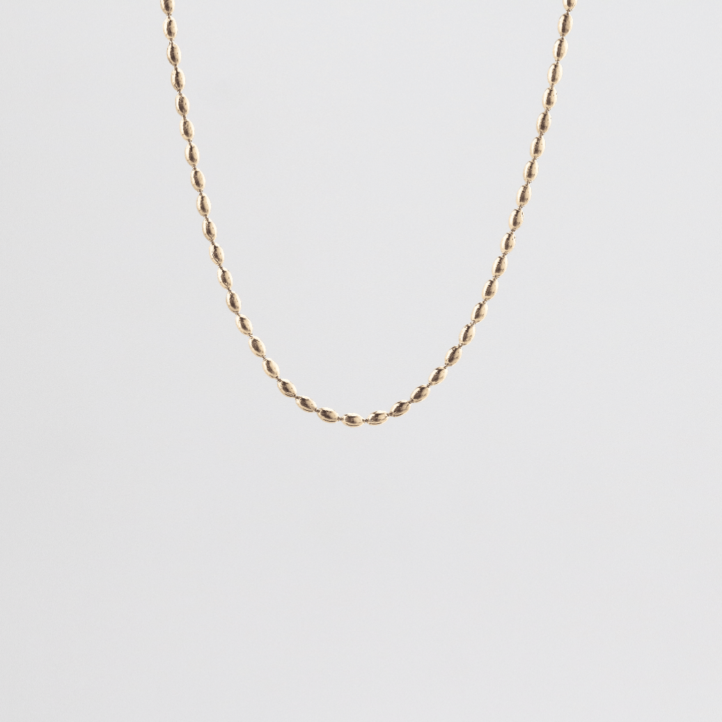 2mm Rice Bead Necklace