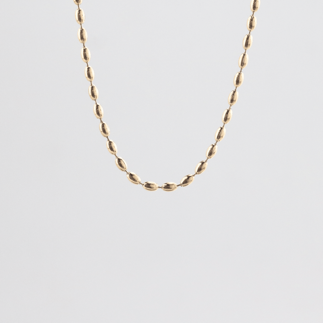 4mm Rice Bead Necklace