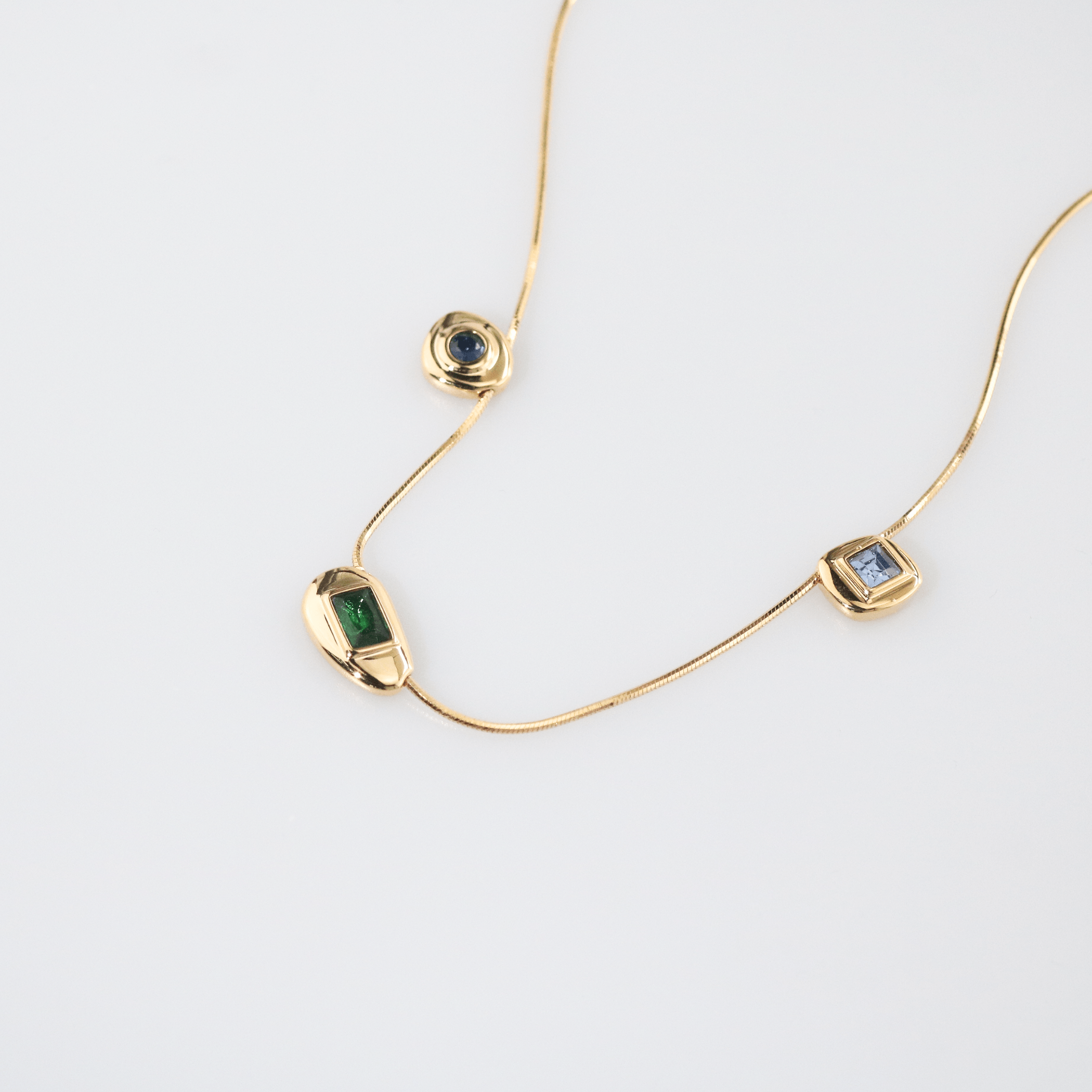 Amara Trio Stone Necklace