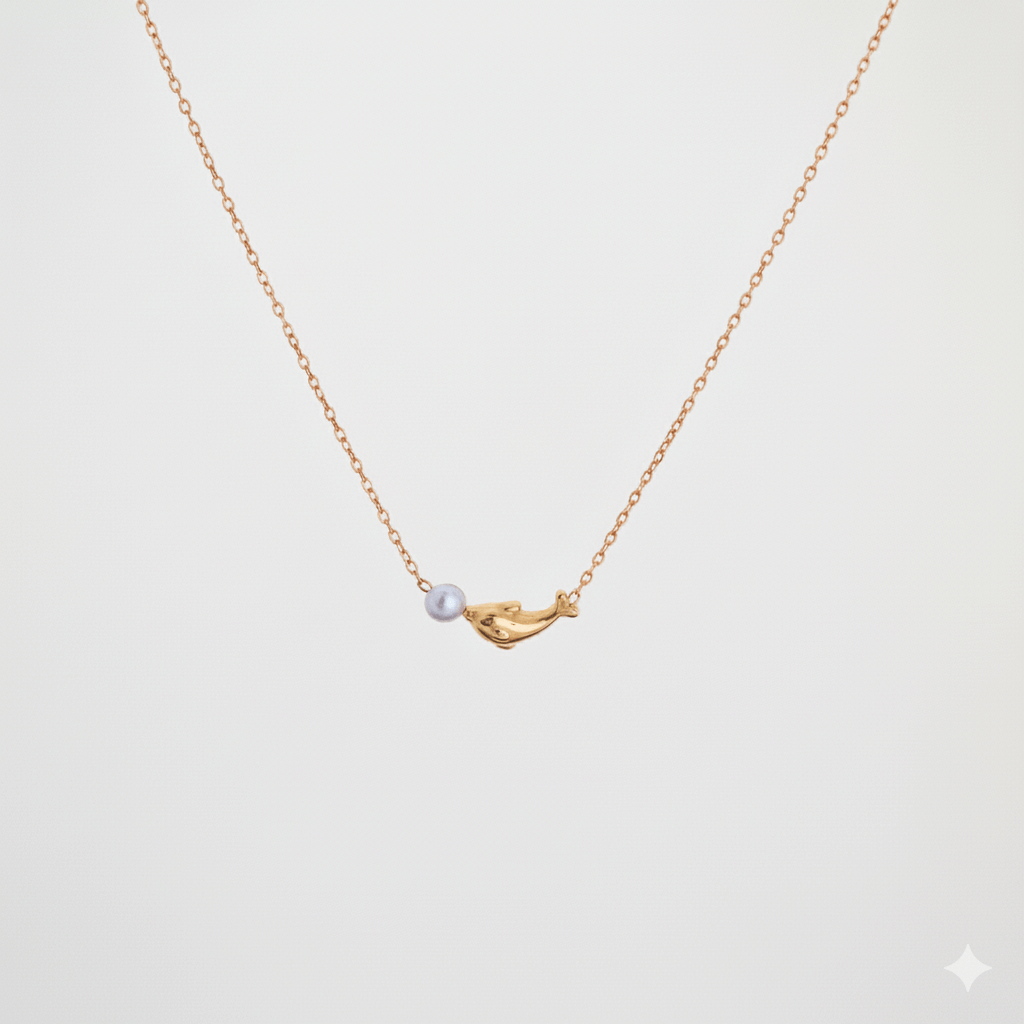 Meideya jewelry Dolphin's Kiss Necklace