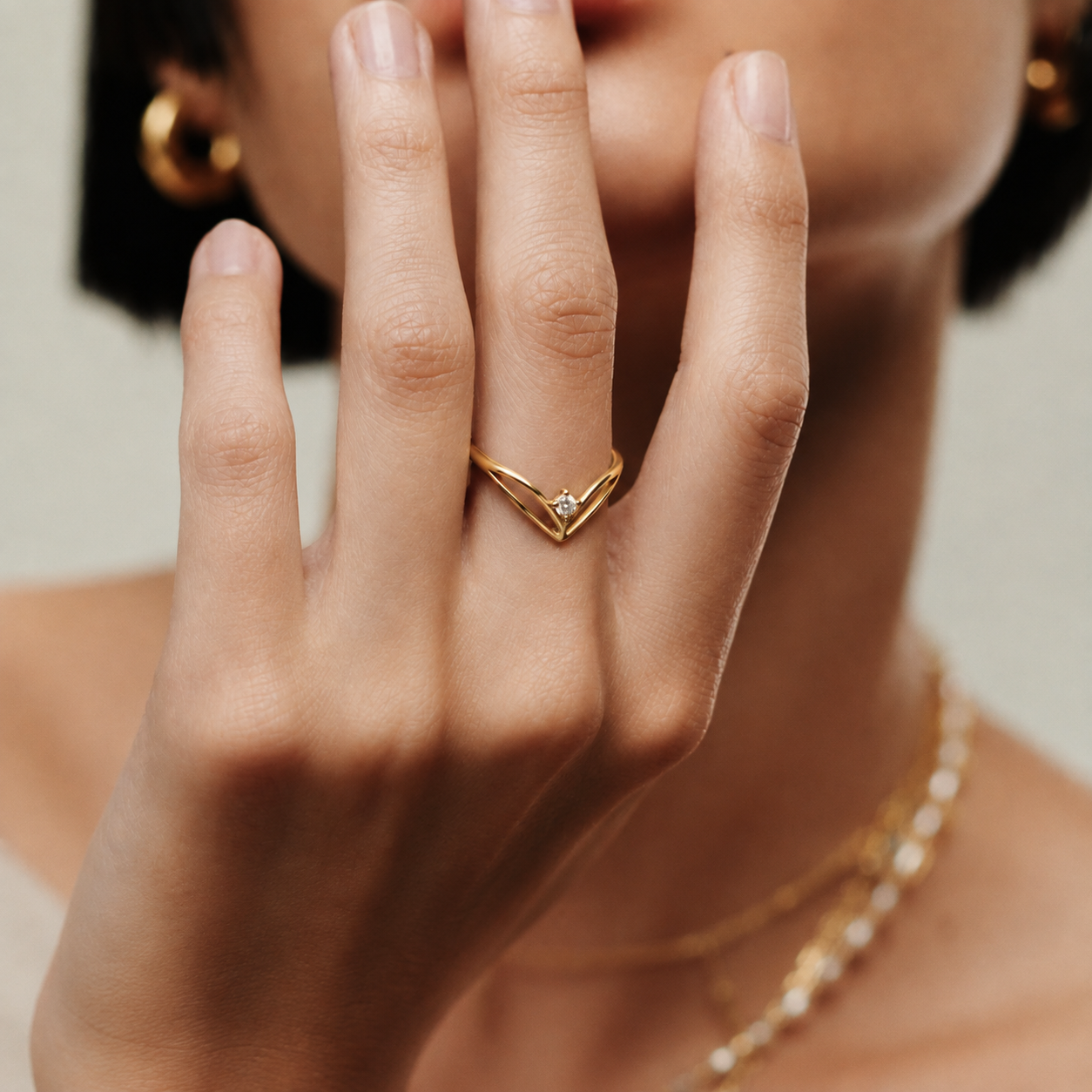 Double Wishbone Ring