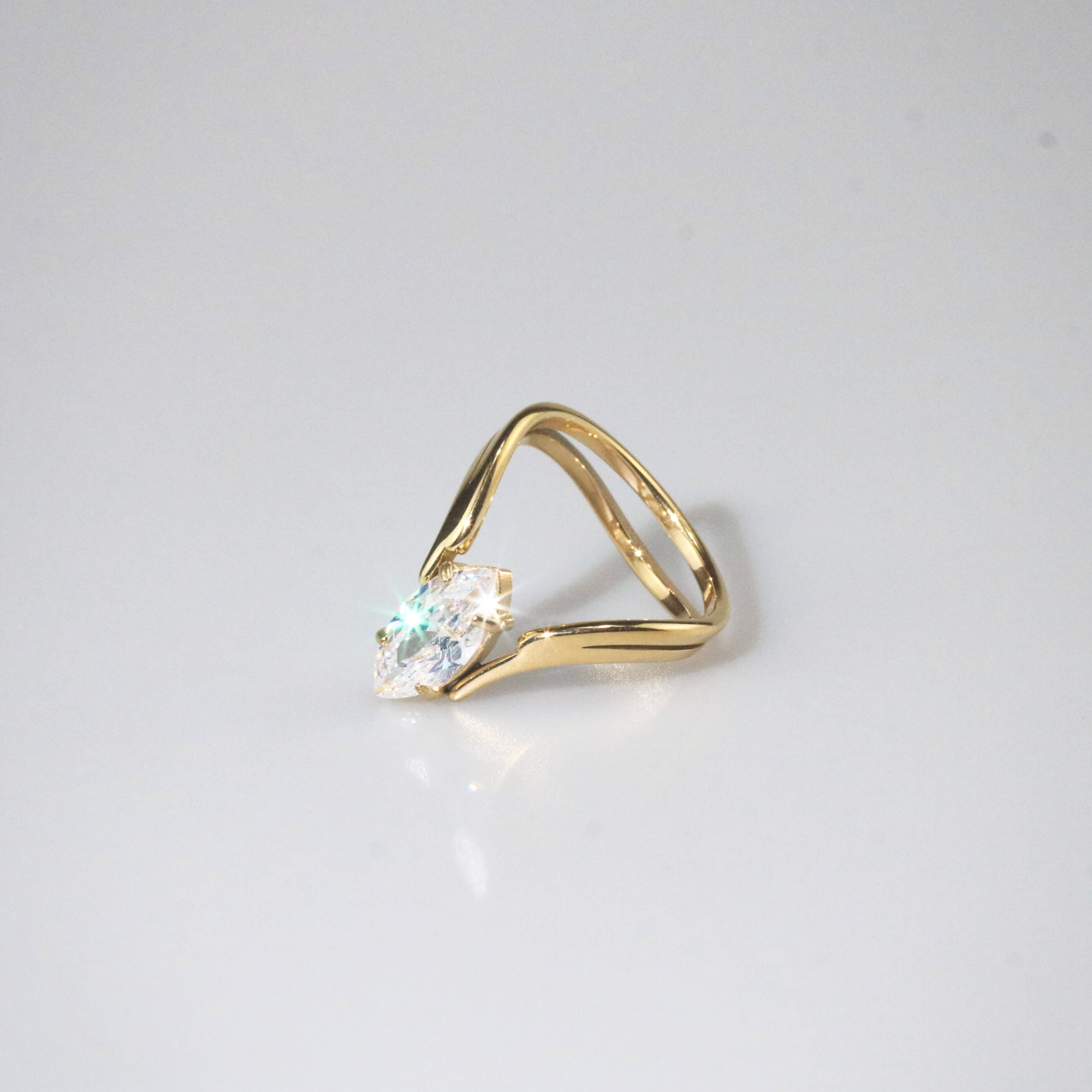 Meideya Jewelry Embrace Marquise Ring