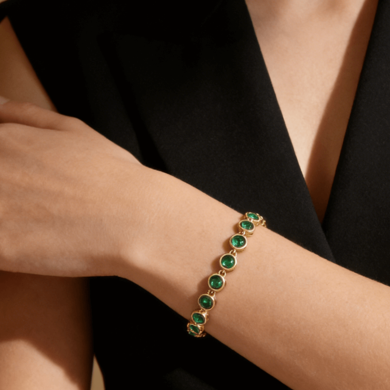 Emerald Tennis Bracelet