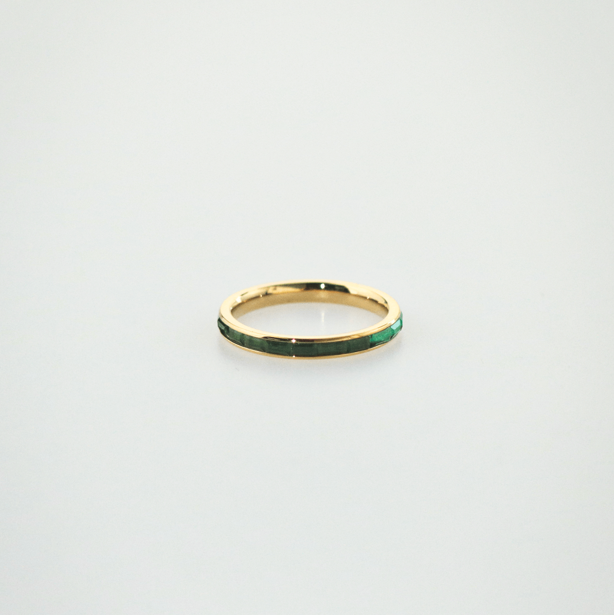 emerald ring gold