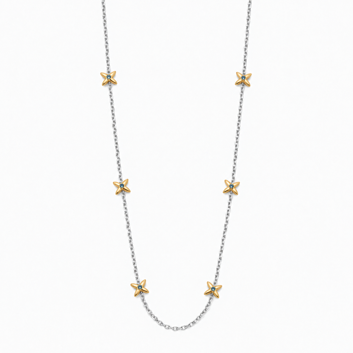 Estelle Star Station Necklace