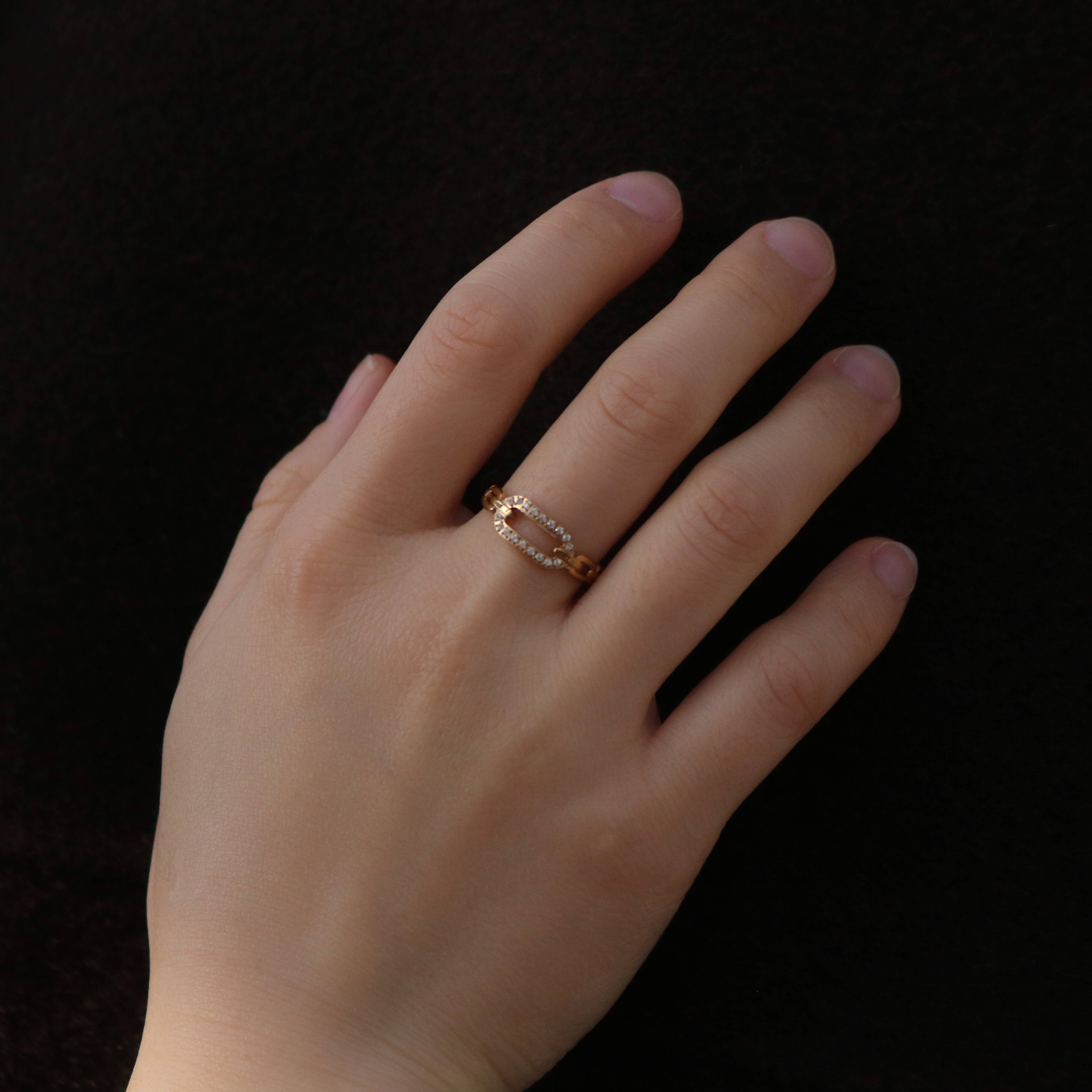 Meideya Jewelry Hailey Chain Ring