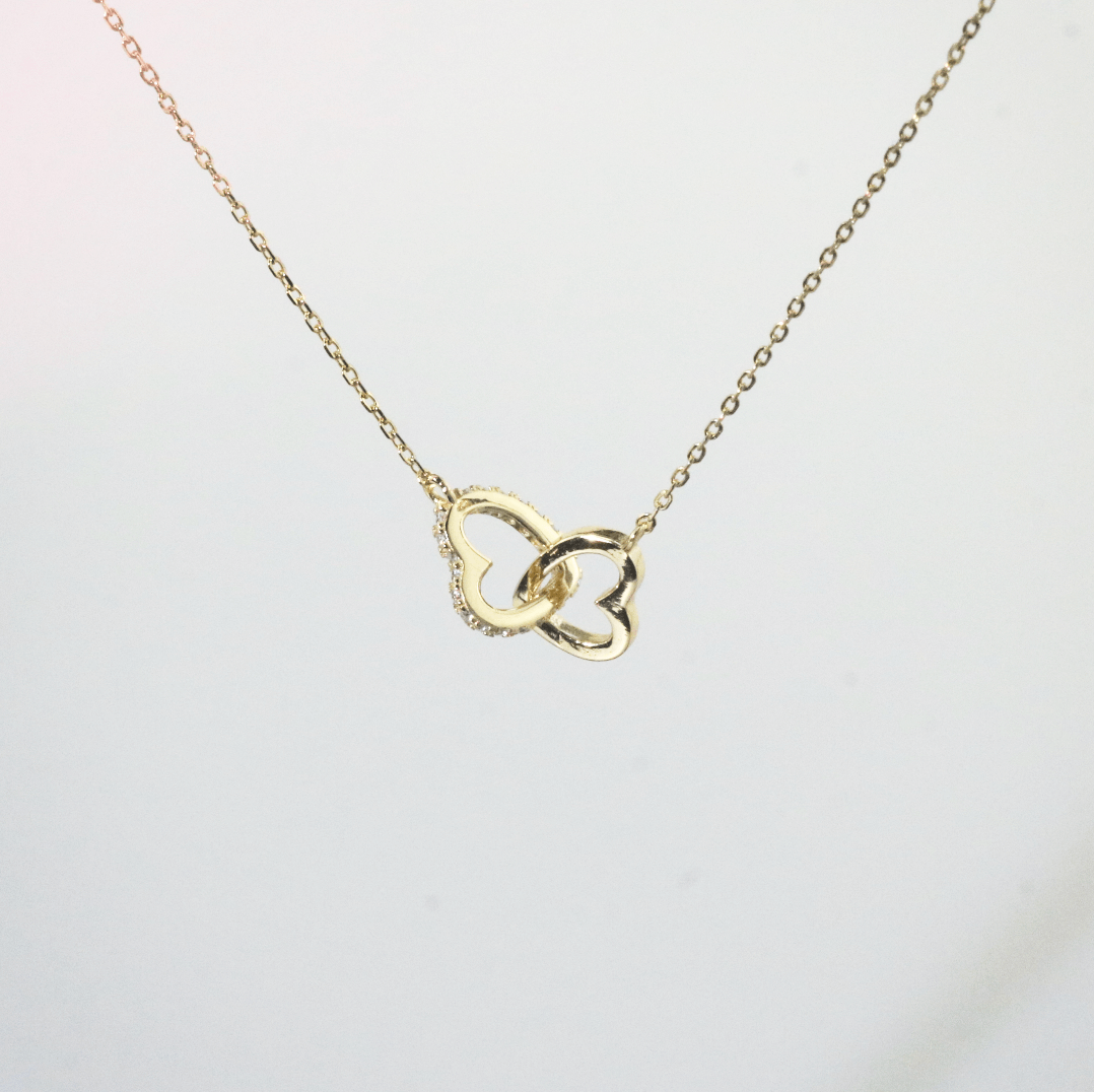 meideya jewelry heart to heart necklace