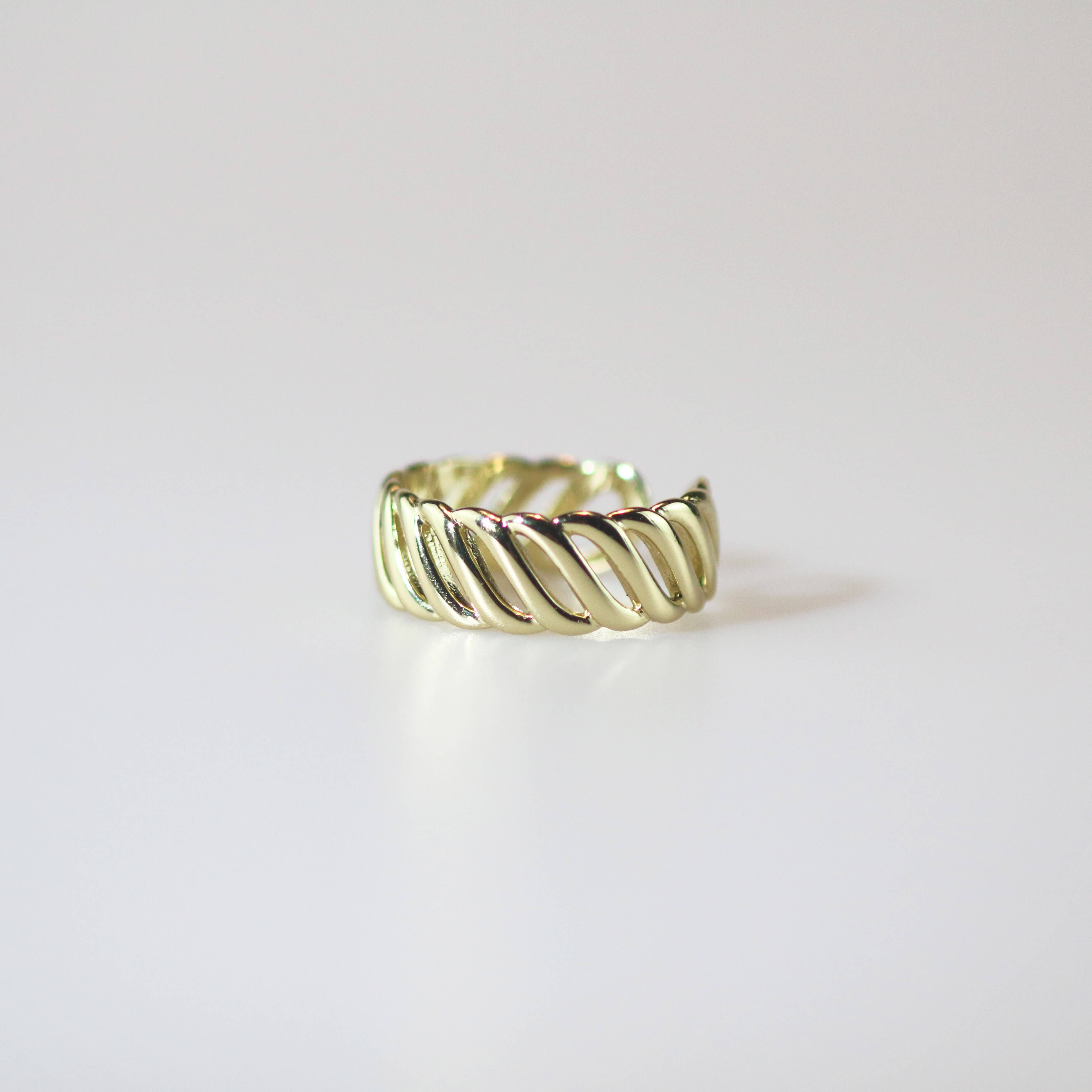 Hollow Open Band Ring