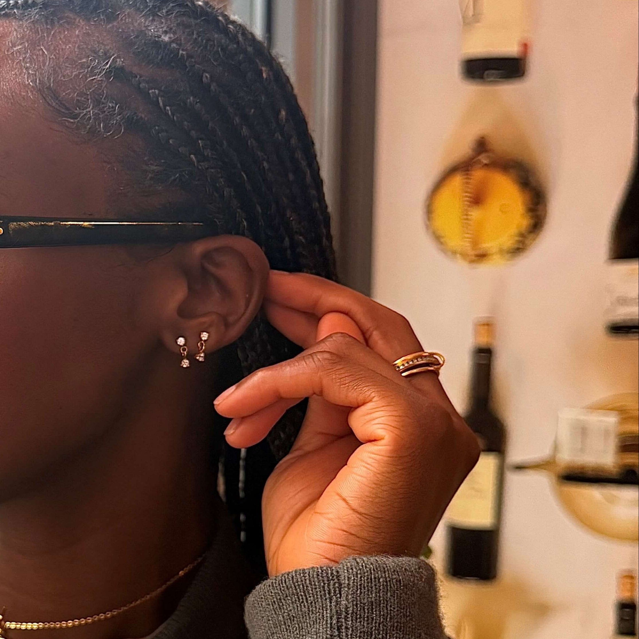 Anisa CZ Stud Earrings