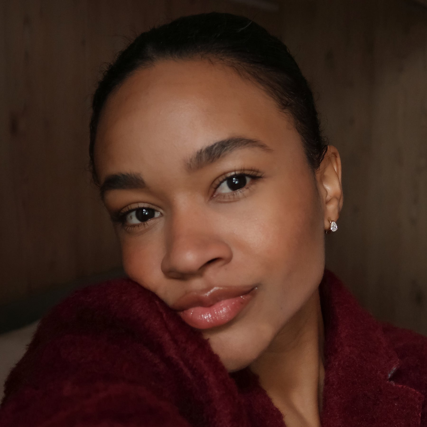 meideya jewelry pear cz huggies