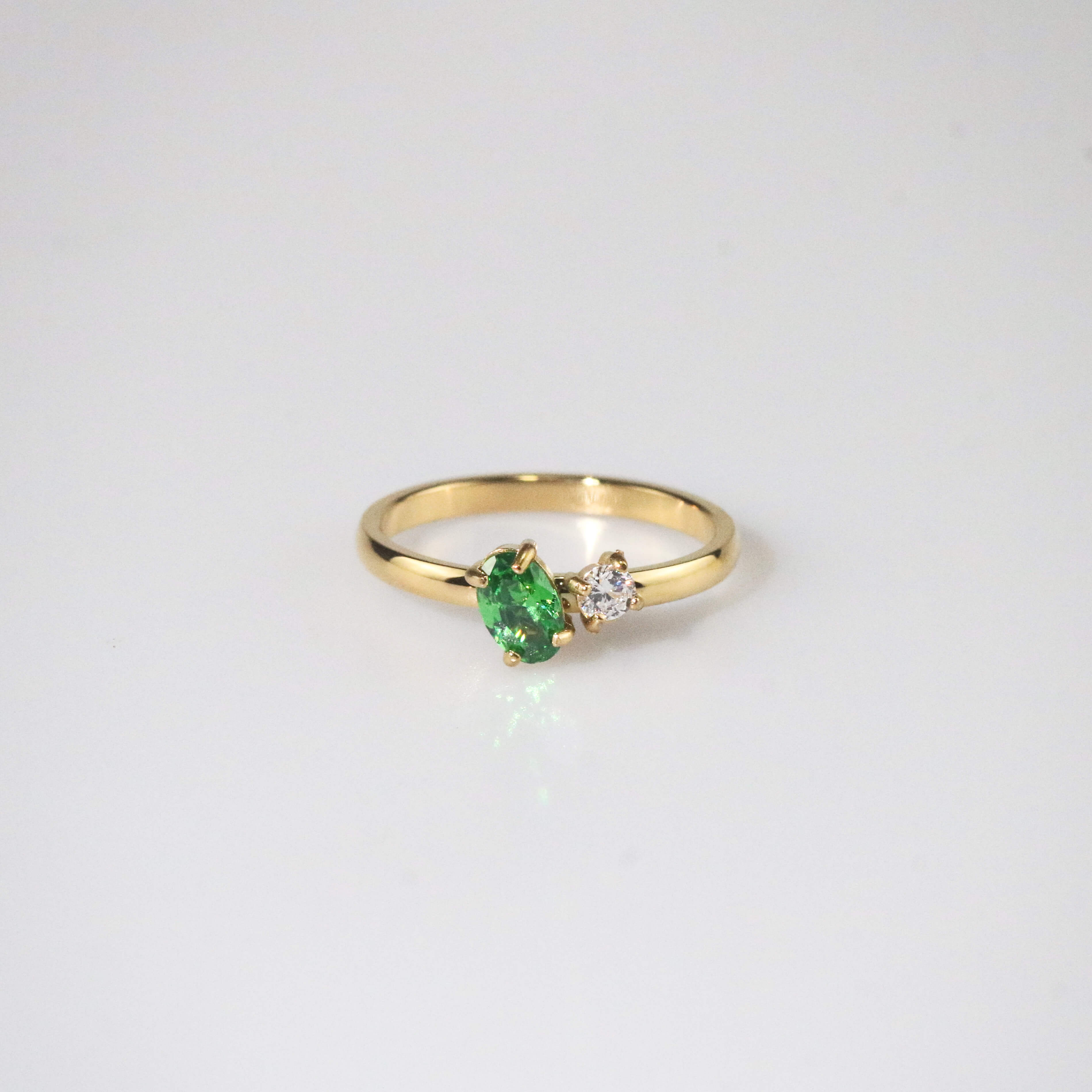 Emerald Sparkle Ring
