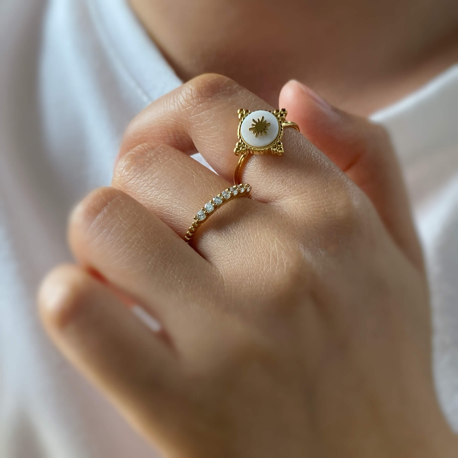 Crystal Team Ring