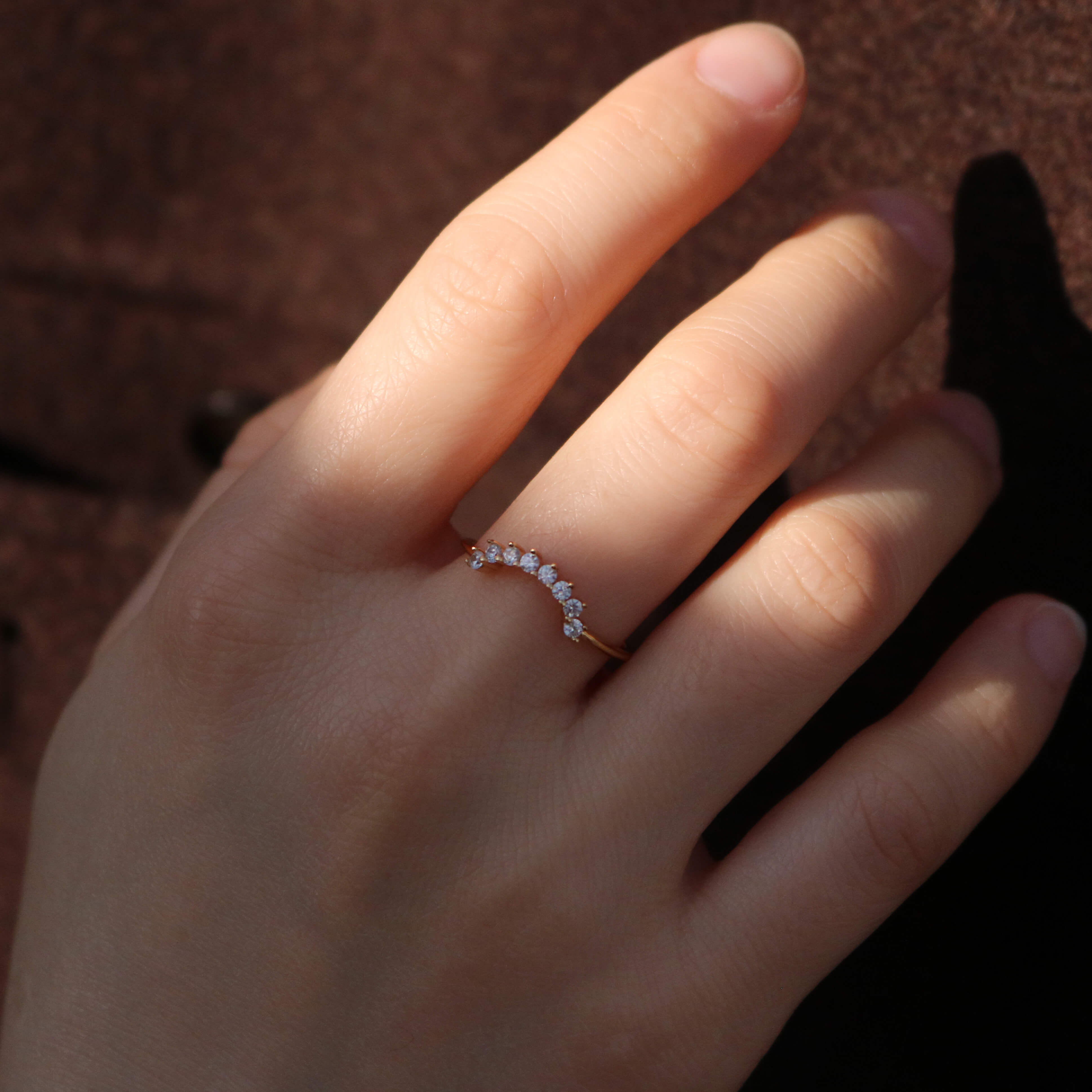 Meideya Jewelry Arch Band Ring