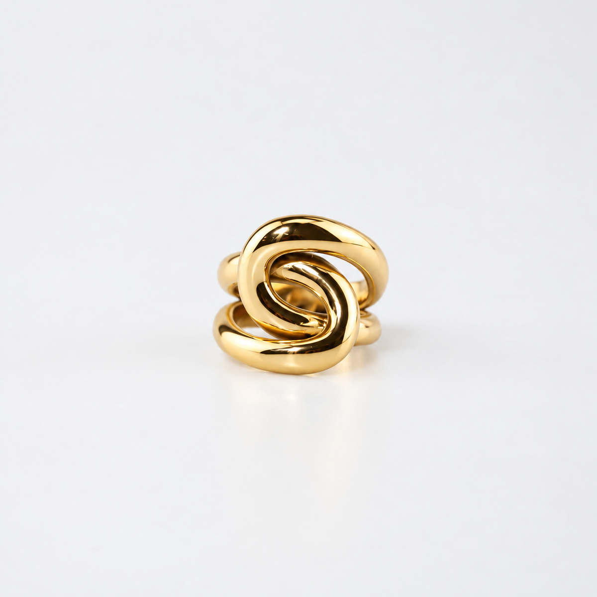 Interwoven Chunky Ring