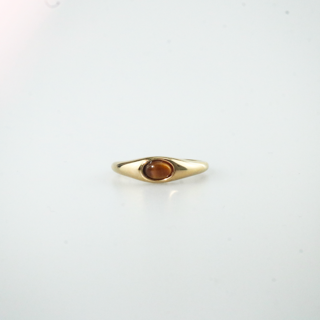tigers eye ring