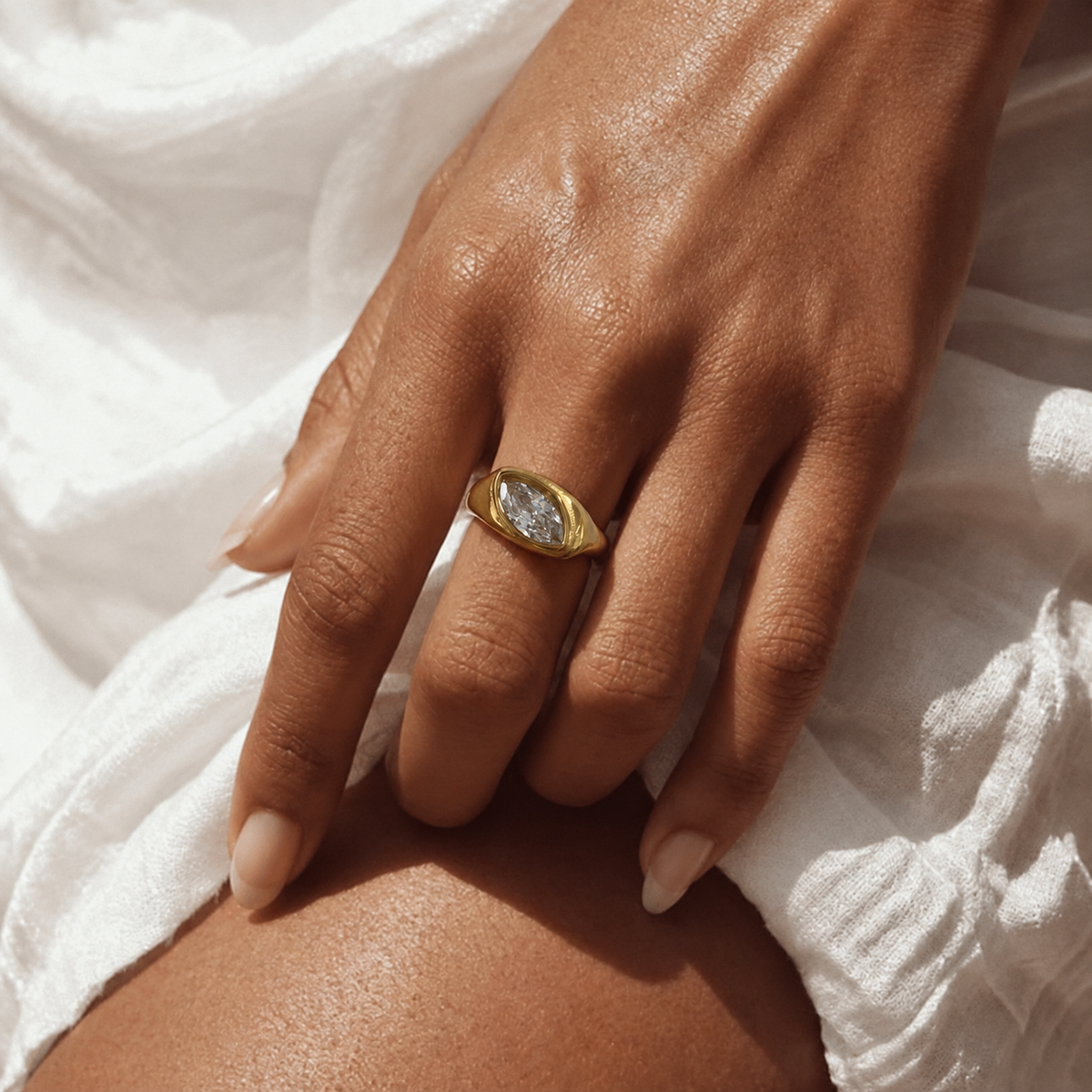 Marquise Signet Ring 2