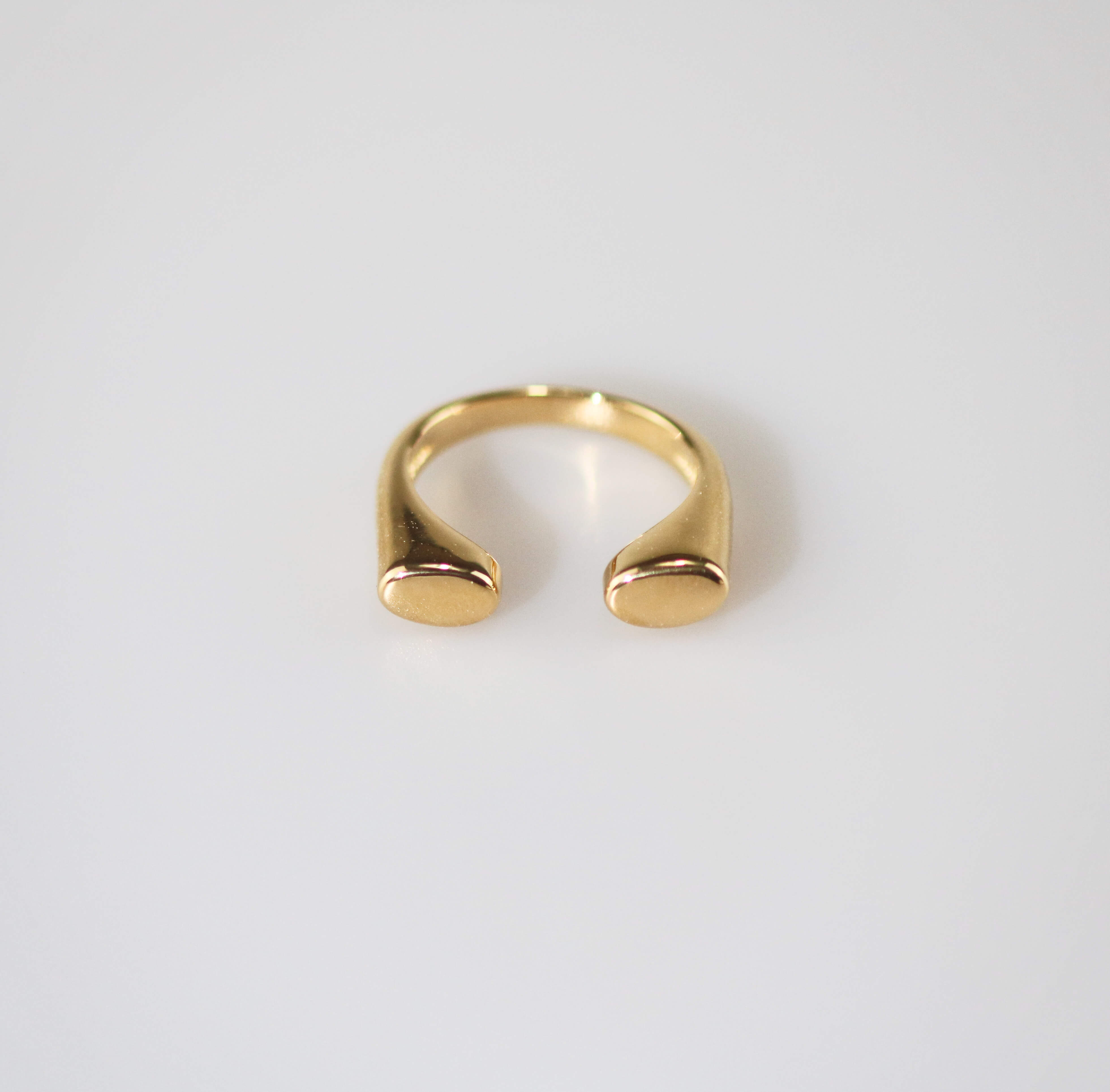 Meideya Jewelry U shaped signet ring