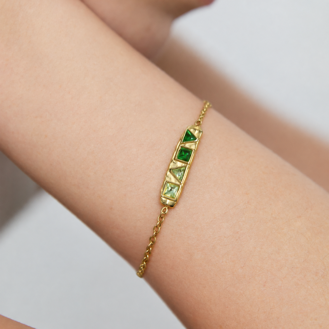 Mosaic Emerald Bracelet 2