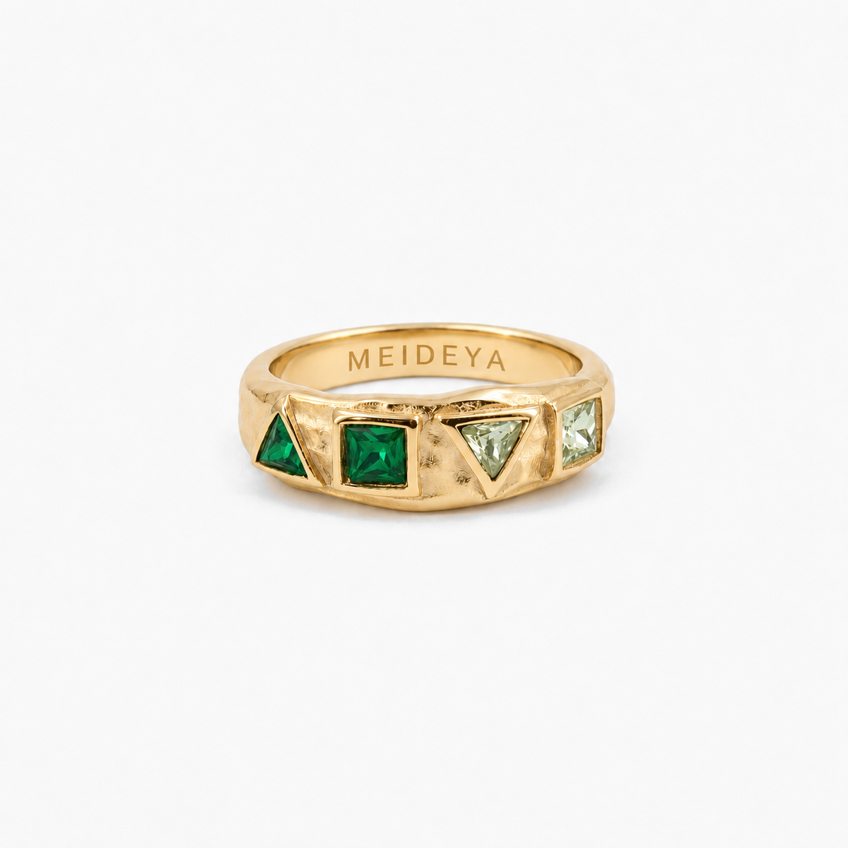 Mosaic Emerald Ring