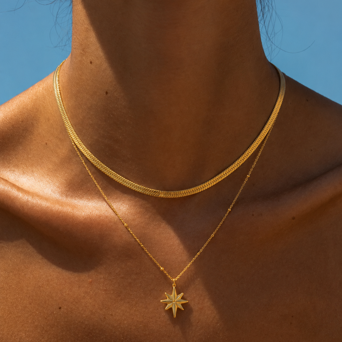 North Star Layered Necklace