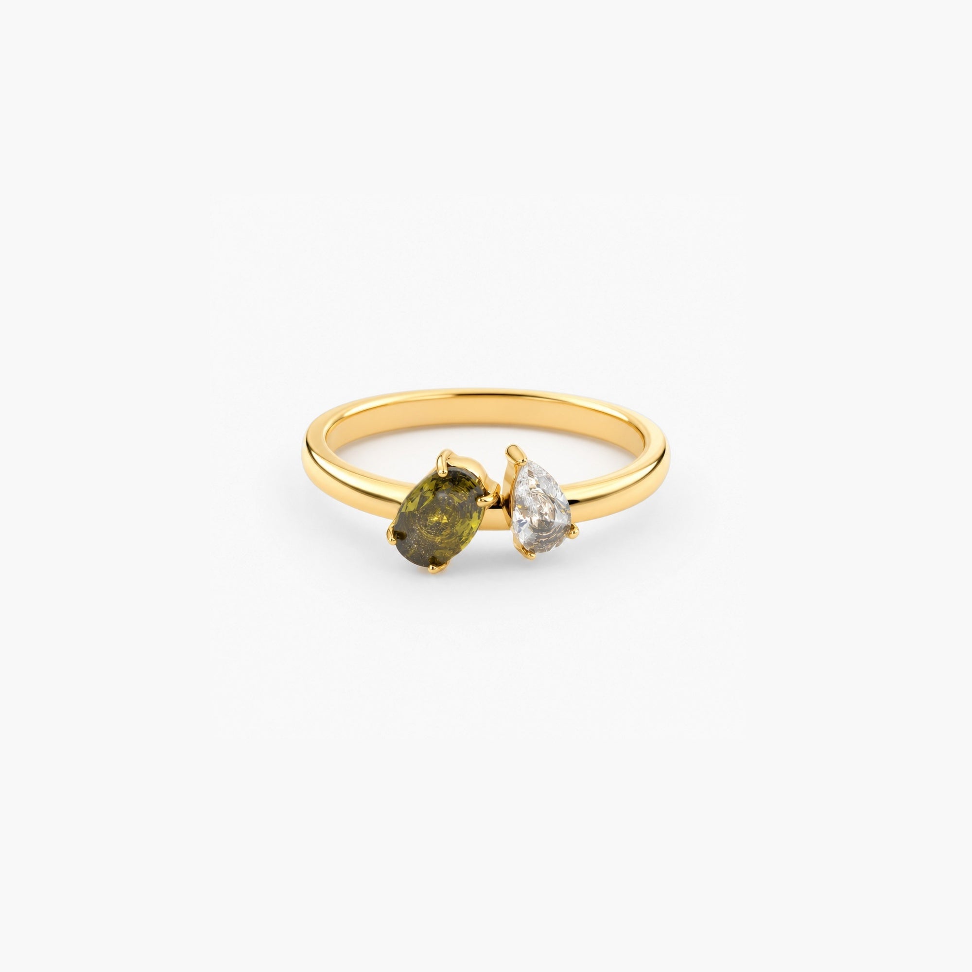 Olive Sparkle Ring