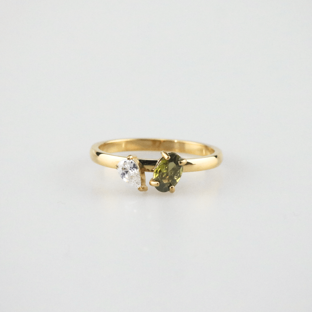 Meideya jewelry olive sparkle ring