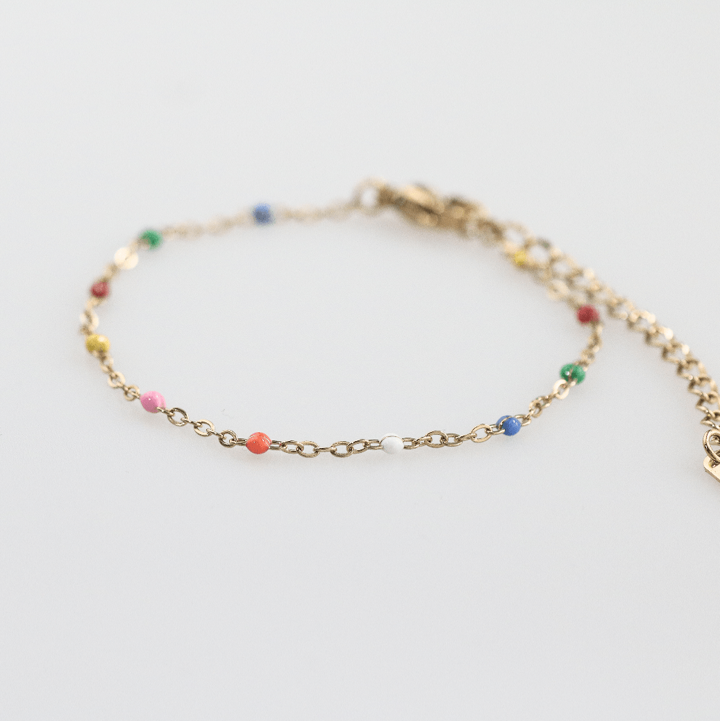 Rainbow Bead Bracelet