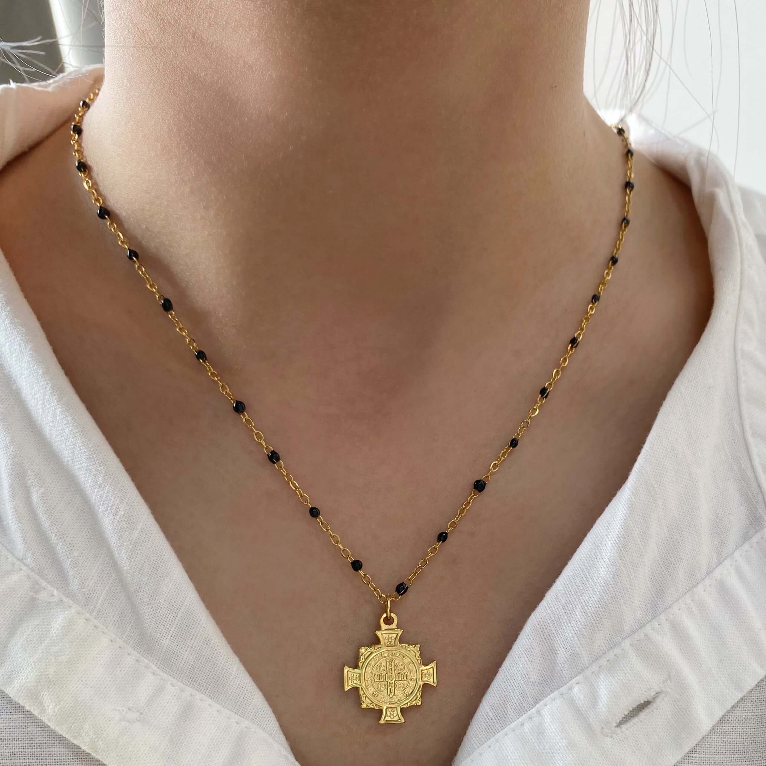 Saint Benedict Medal Necklace