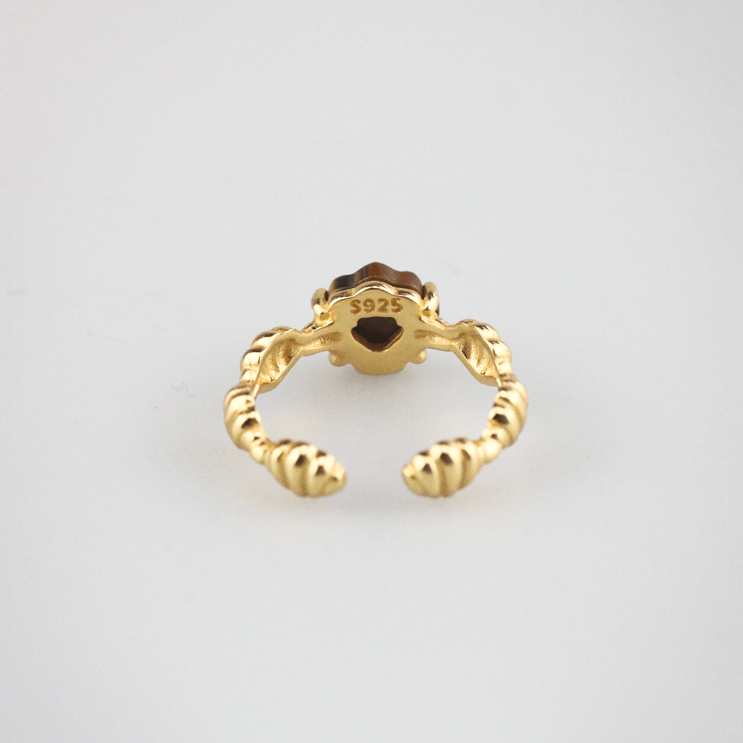Ocean Spirit Ring - Tiger's Eye