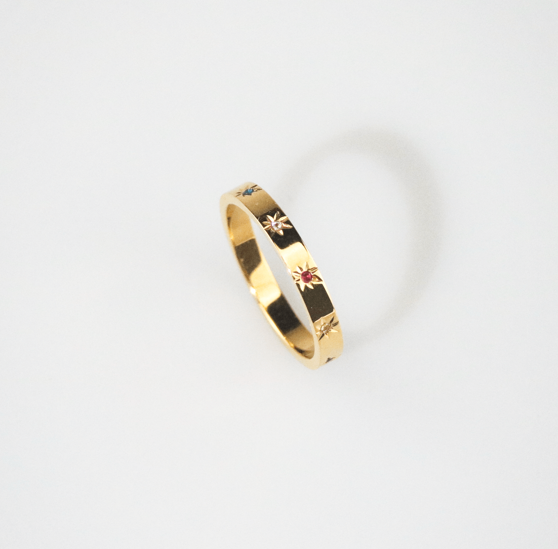 Stellar Band Ring