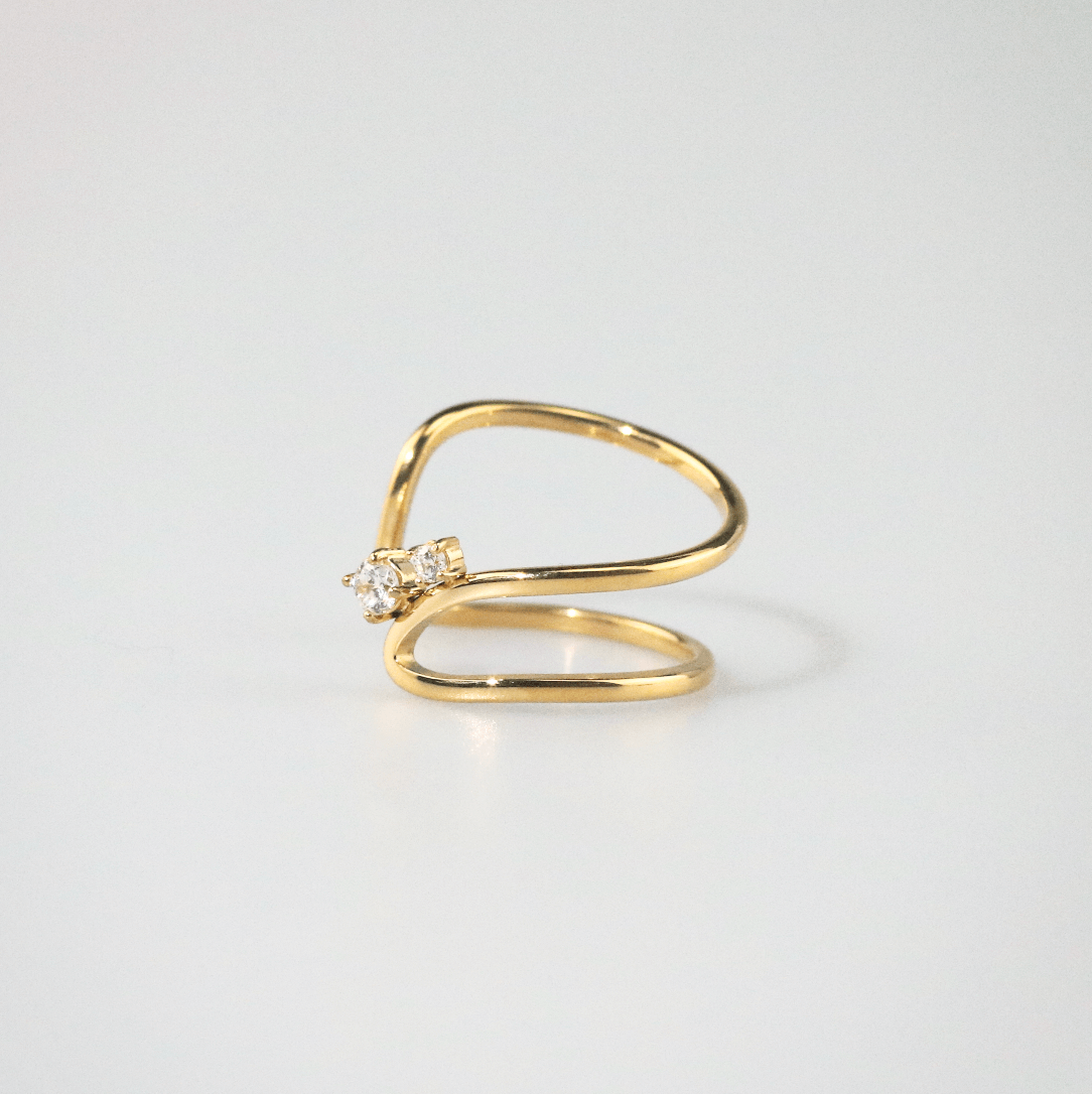 Vera Curve Twin Ring