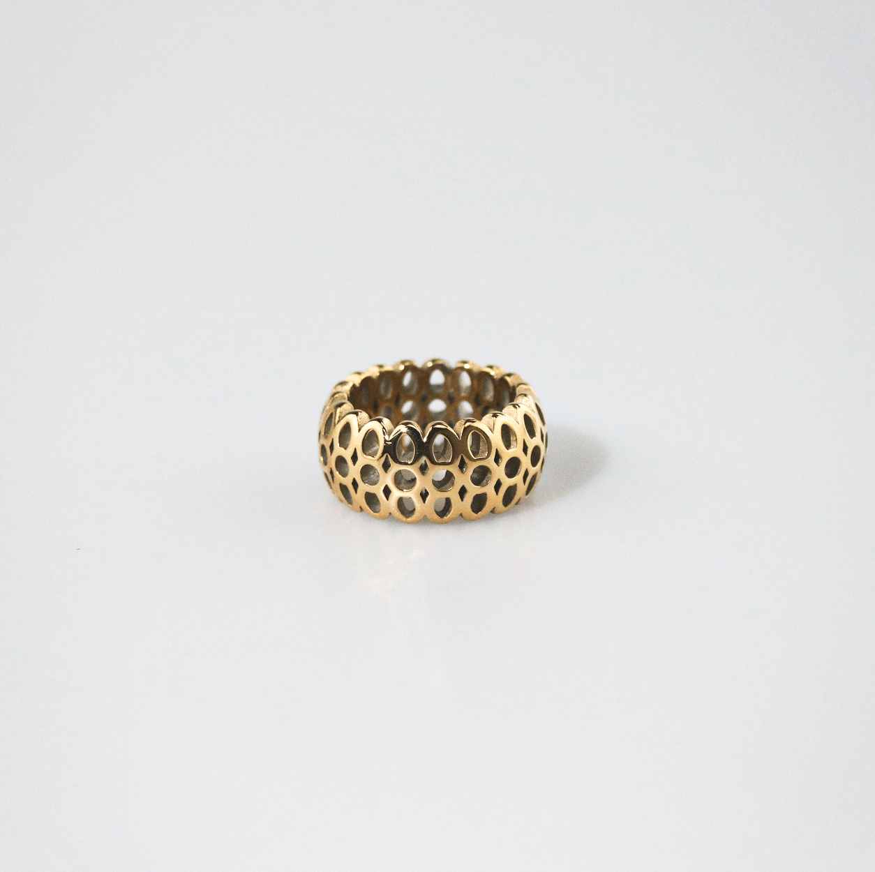 Honeycomb Band Ring