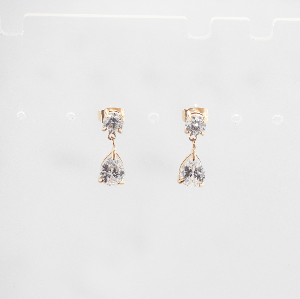 Skylar CZ Drop Earrings