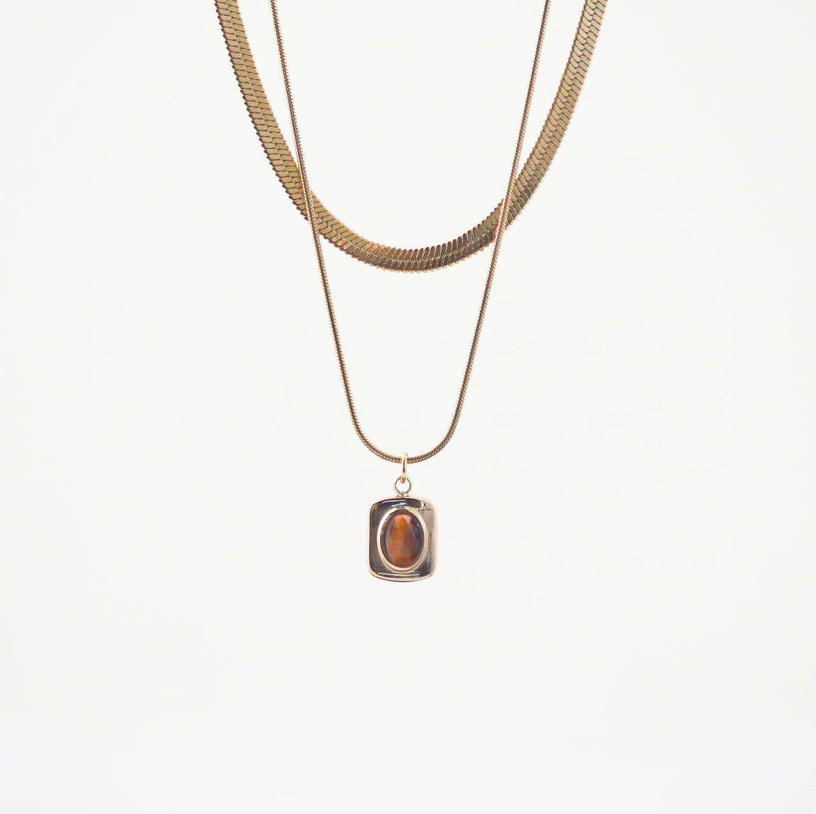 tiger's eye necklace