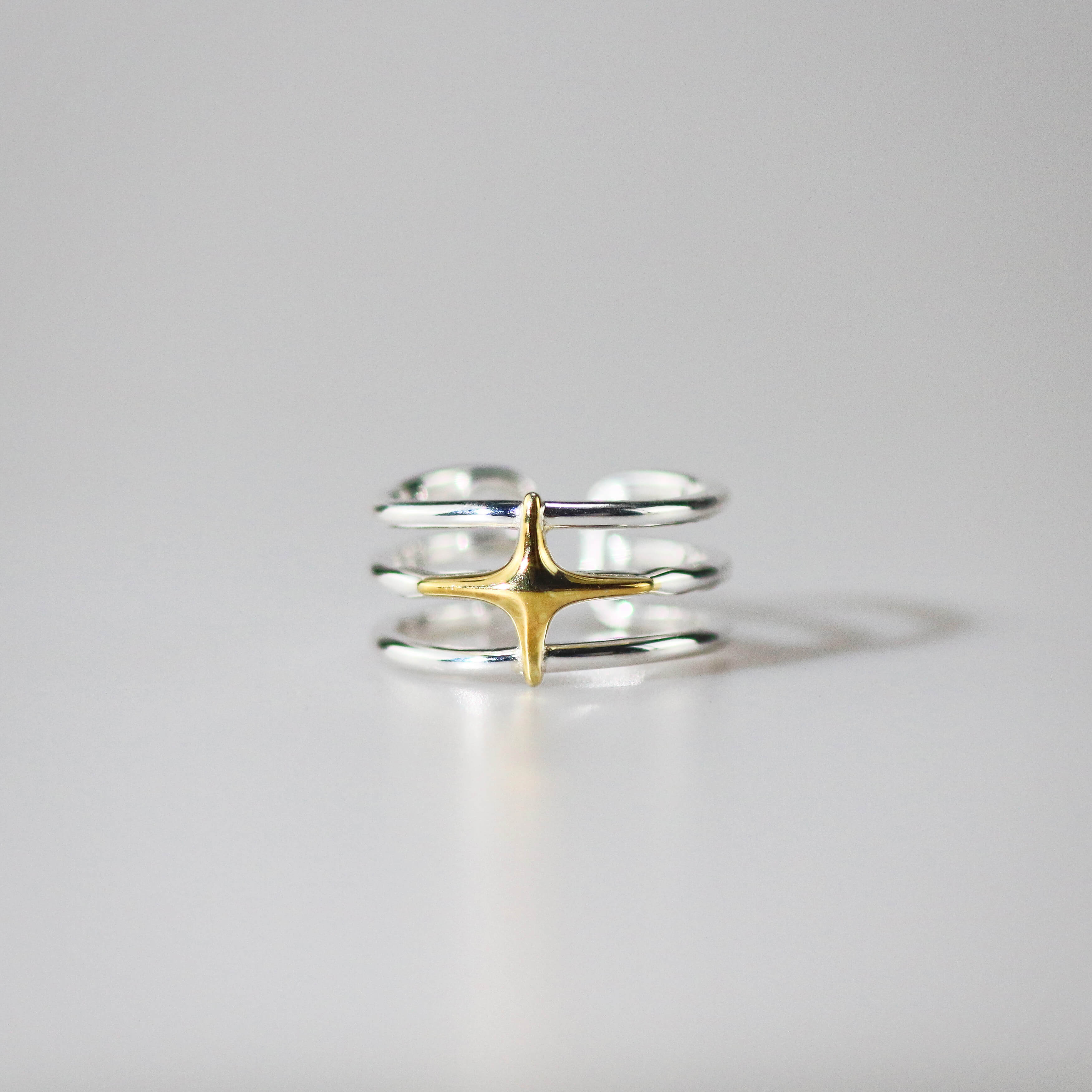 Meideya Jewelry Twinkle Star Multilayer Ring