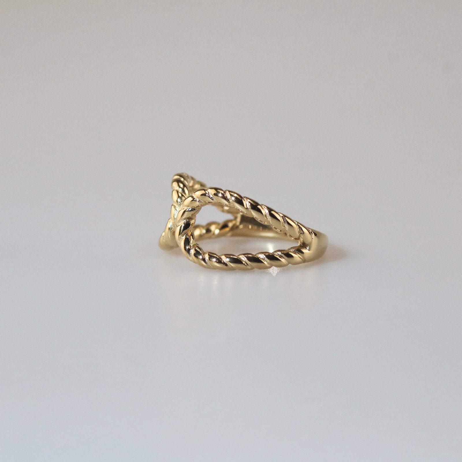 Meideya Jewelry Twisted Rope Infinity Ring