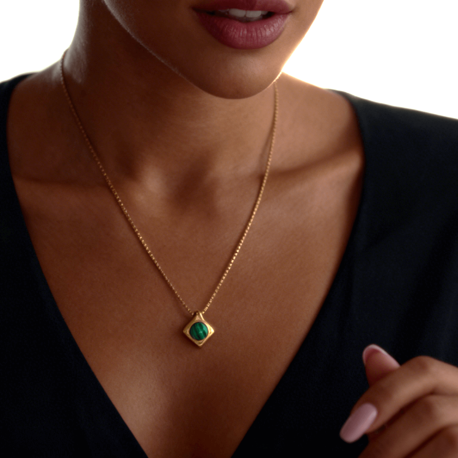 Wade Malachite Necklace