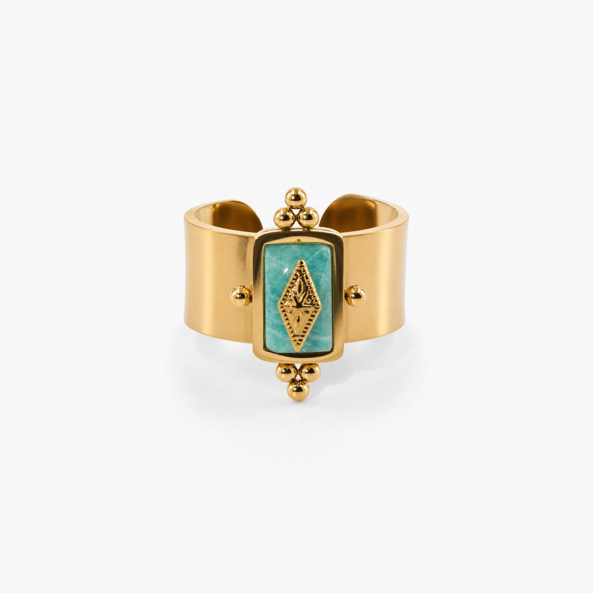 Royal Knight Ring - Amazonite