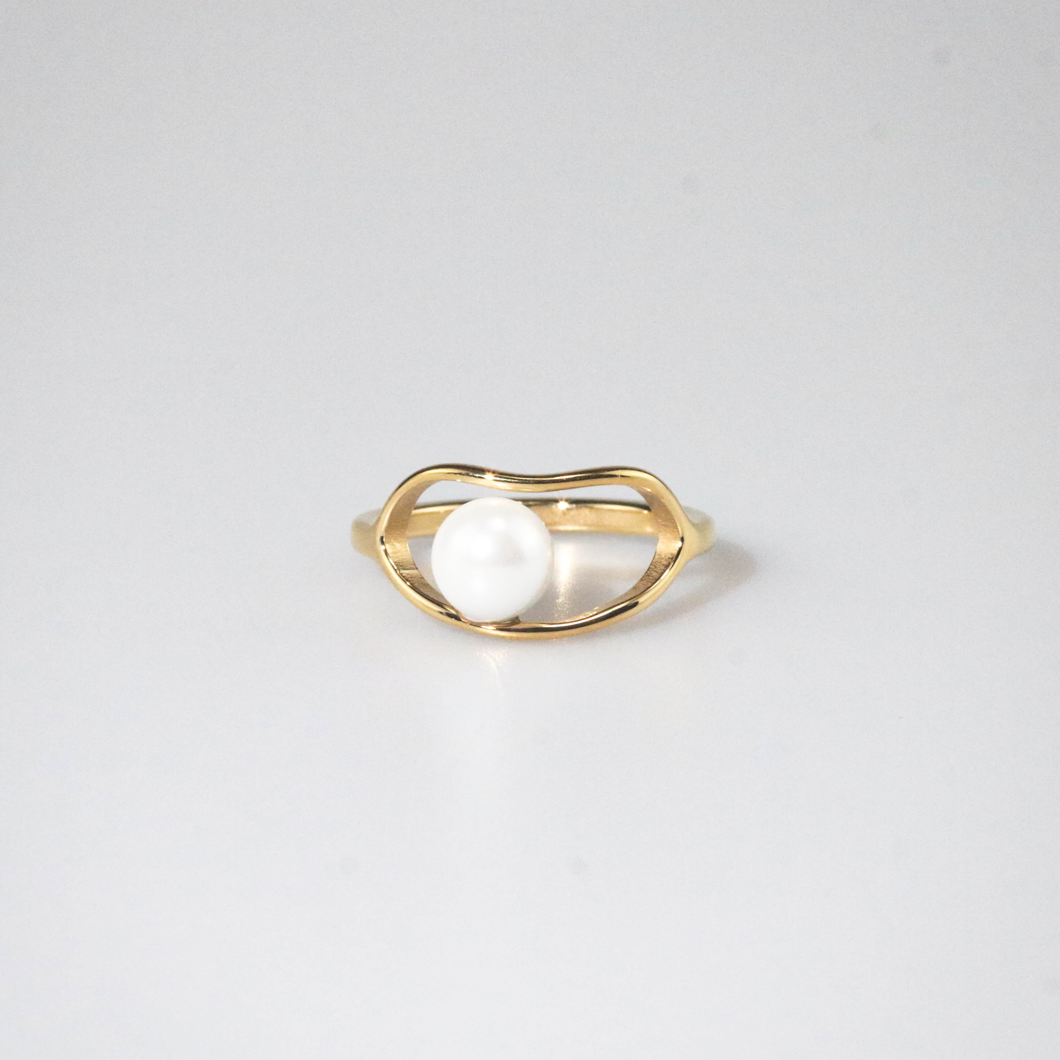 meideya jewelry pearl enbrace ring