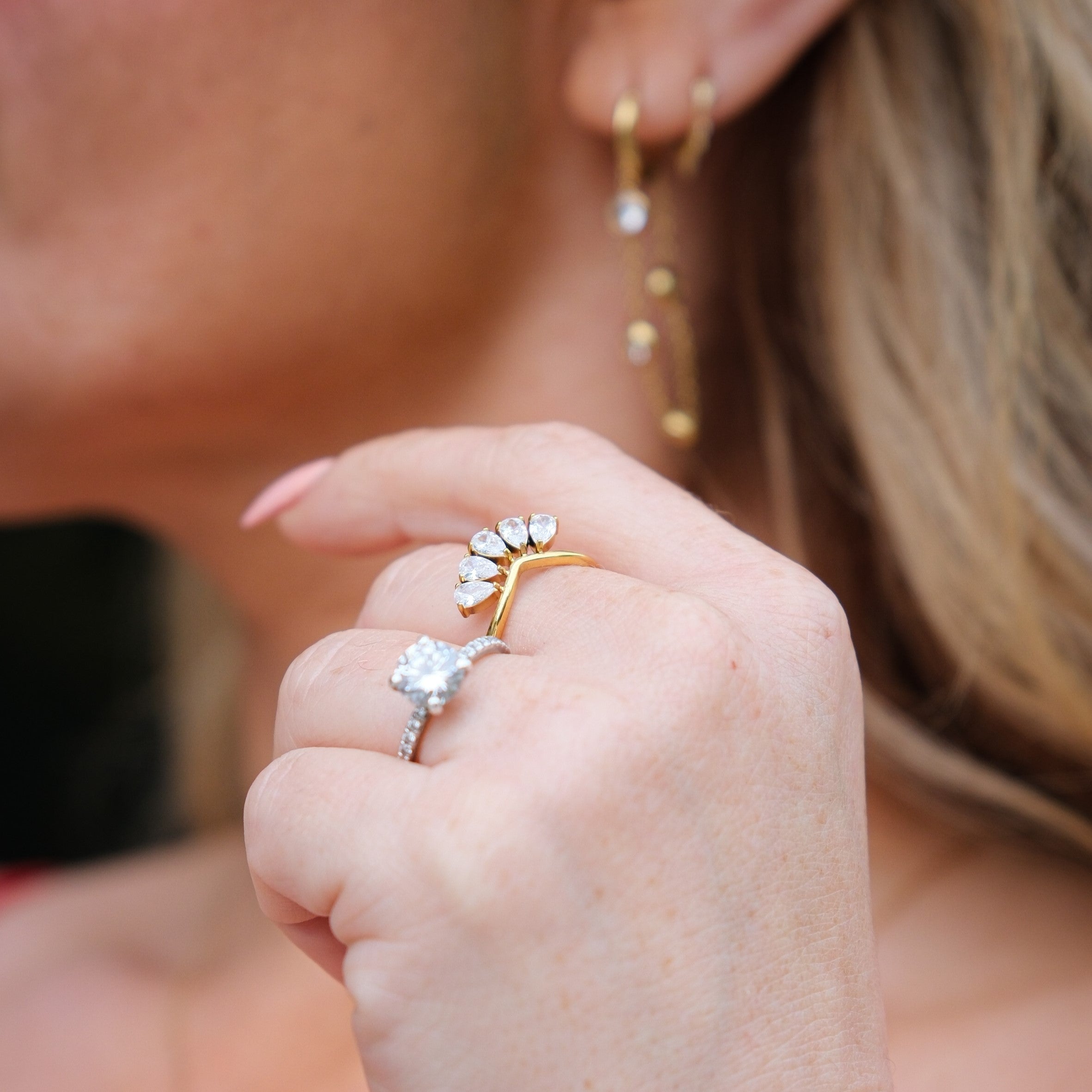 Cluster Sparkling Ring