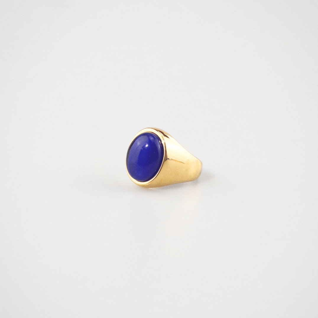 blue cats eye ring