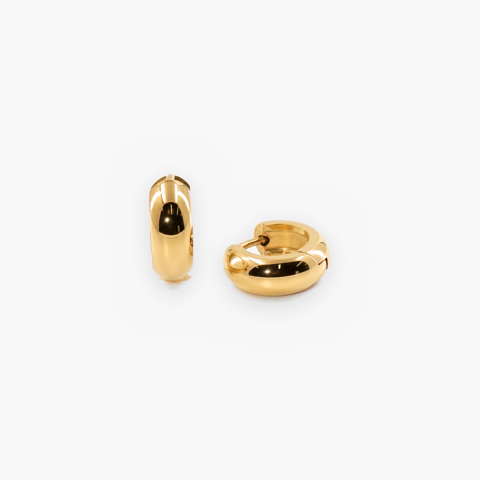Bold Huggie Hoops - 12mm