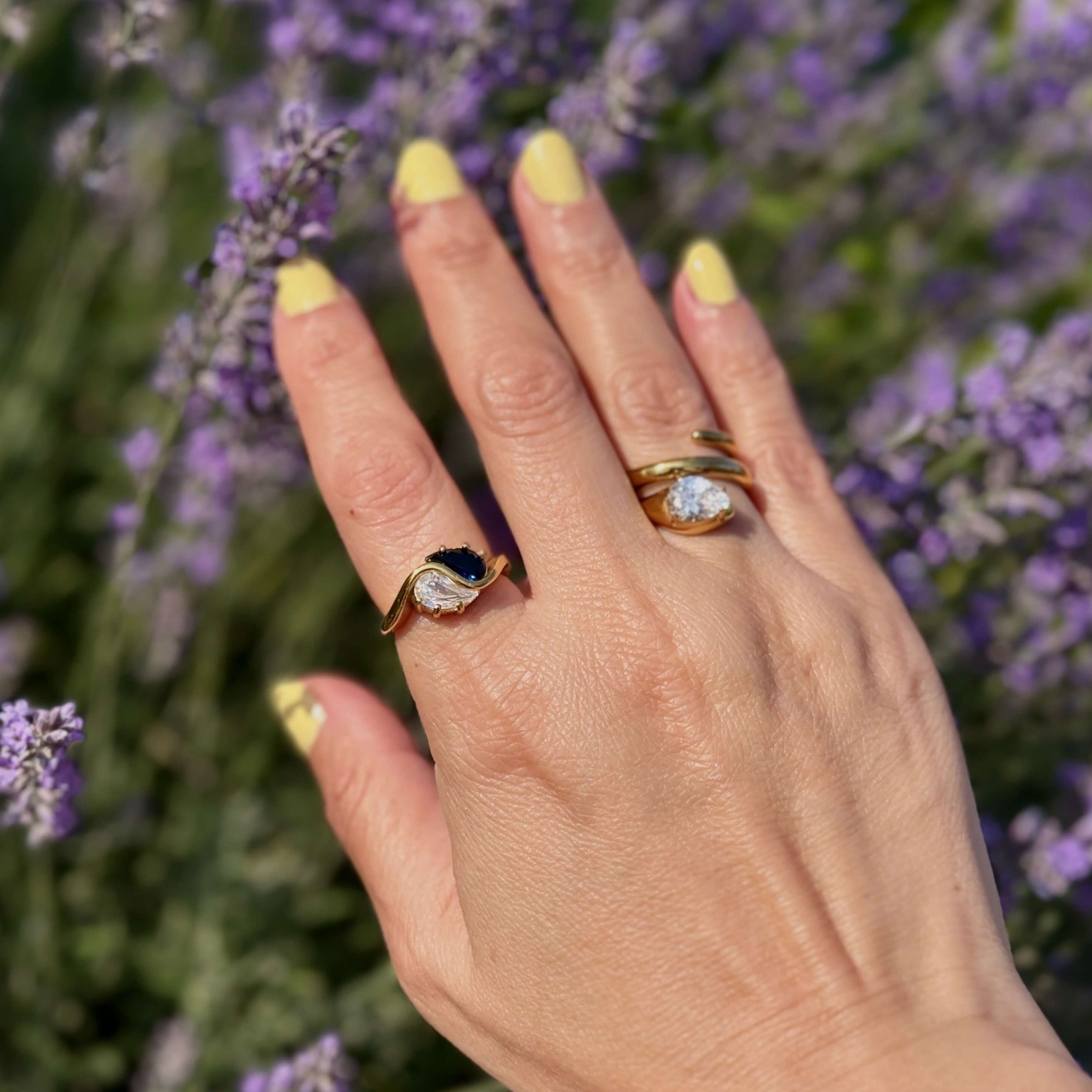 bold gold statement ring