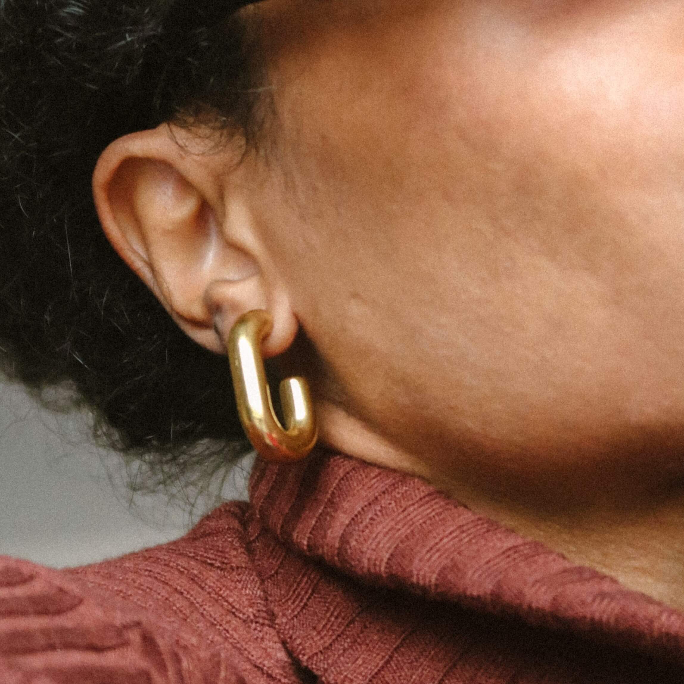 Geo Loop Earrings