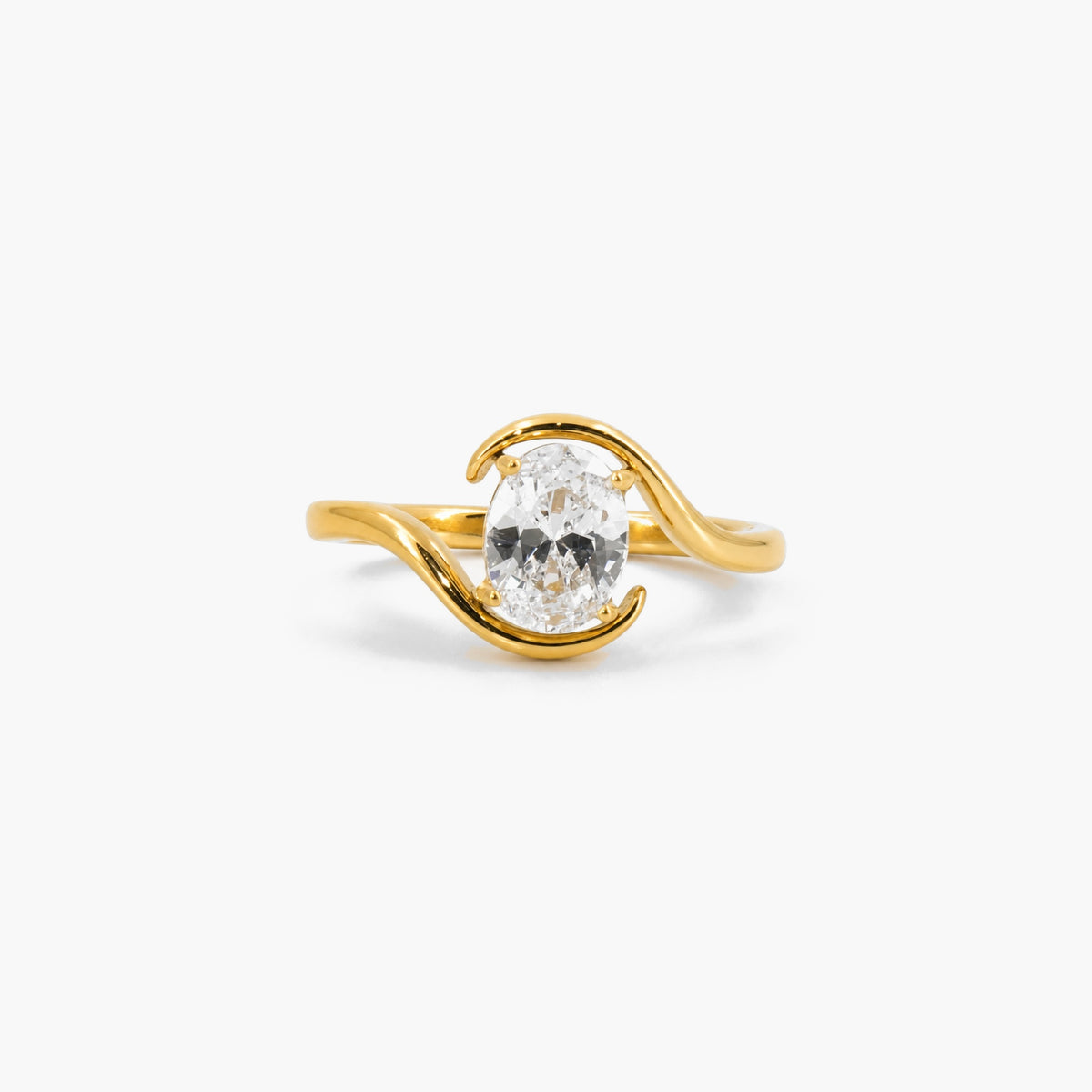 Bypass Solitaire Ring
