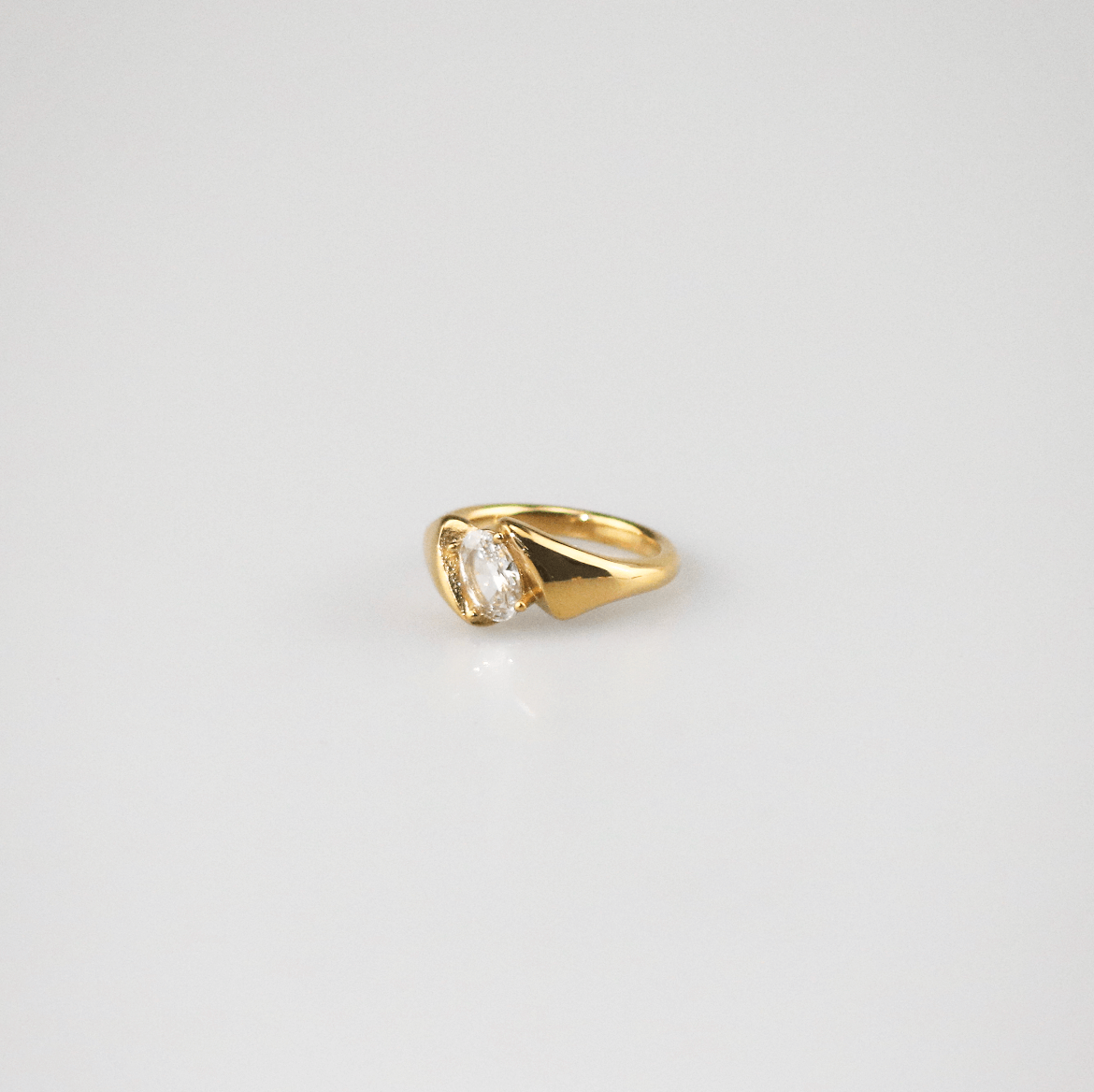 gold bypass wrap ring